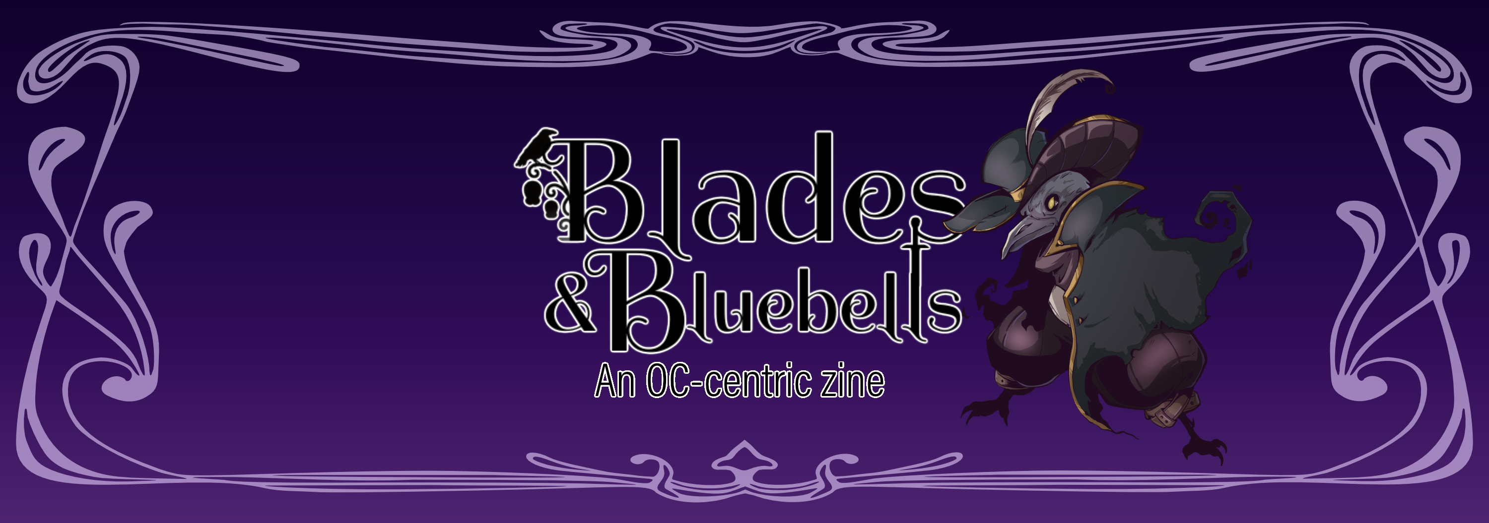 Blades & Bluebells - an OC-centric zine