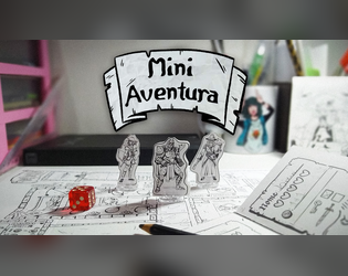 Mini Aventura The magic sword (A espada Magica)   - Uma jogo de tabuleiro com rolamento de dados (Print and Play) 