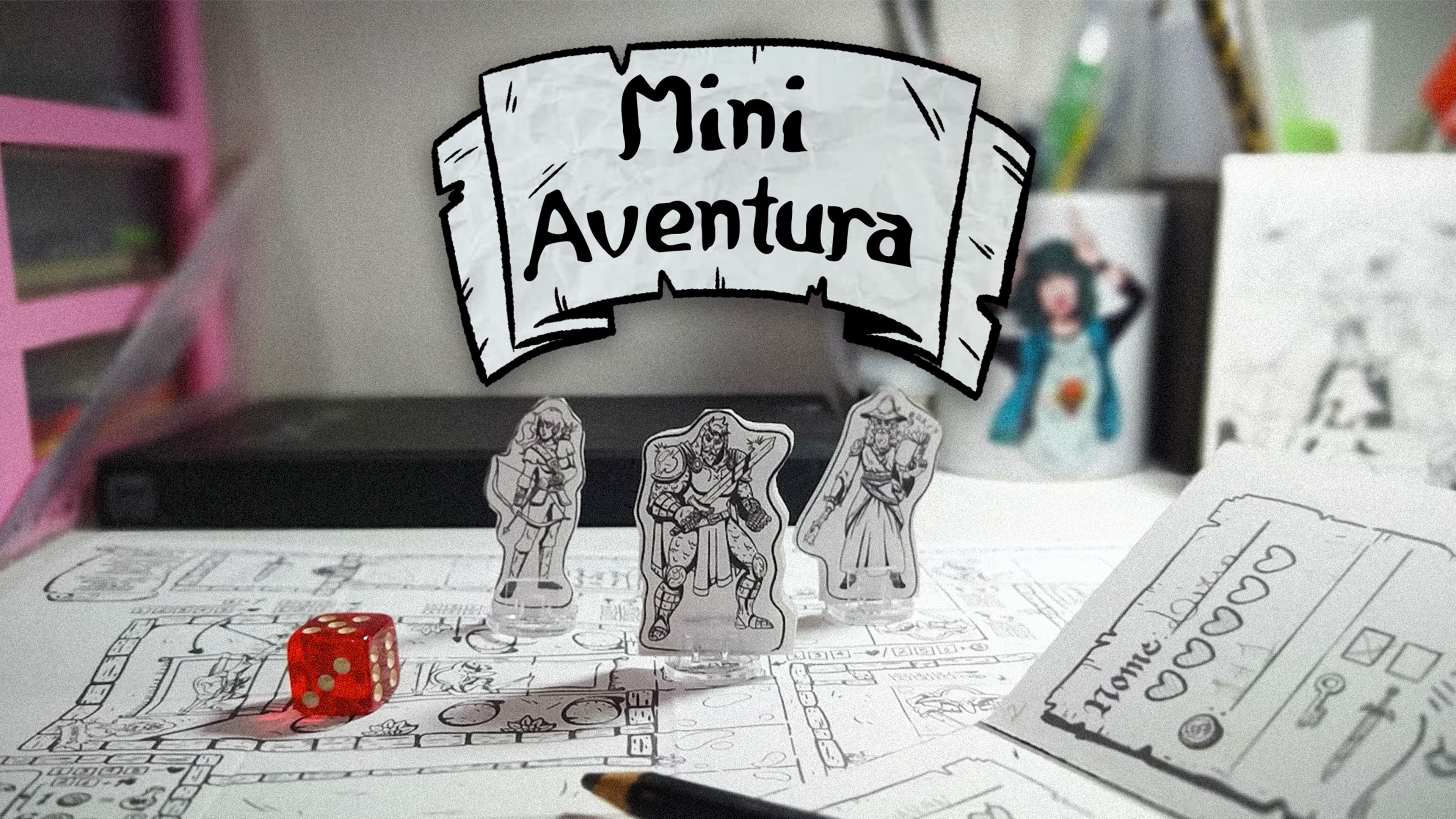 Cover image for Mini Aventura The magic sword (A espada Magica)