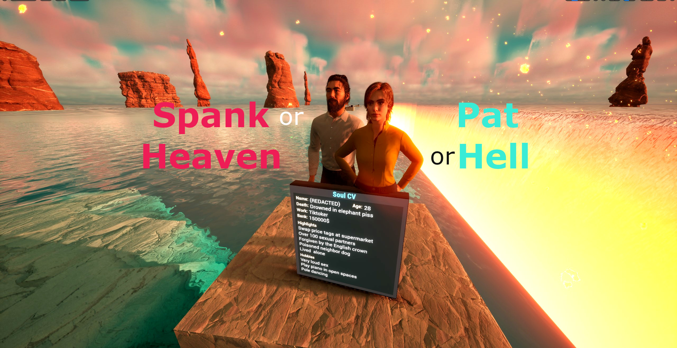 Spank or Pat: Heaven or Hell