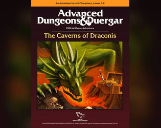 The Caverns of Draconis   - A rules light adventure, based on the game of the same name, featured in the Community television program 