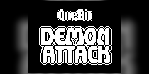 Cover image for OneBit Demon Attack (Playdate)