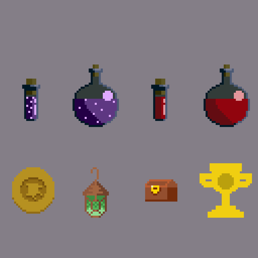 Pack random items #1 size 32x32 by TINADXD