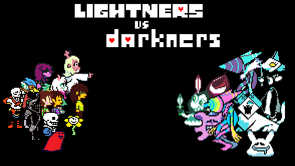 Lightners VS Darkners by Gruffet The Spider