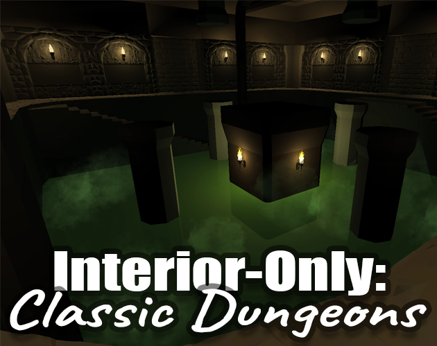 Interior-Only: Classic Dungeons (Modular Dungeon Tiles) by Almighty Assets