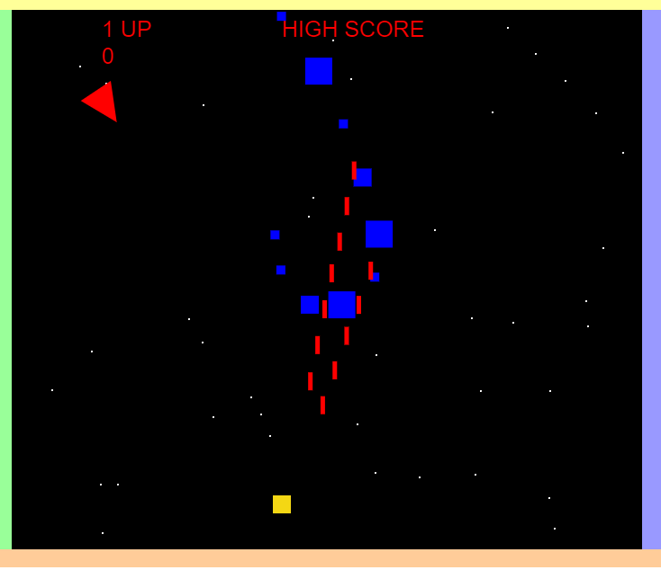 galaga type Test game by runRunRun