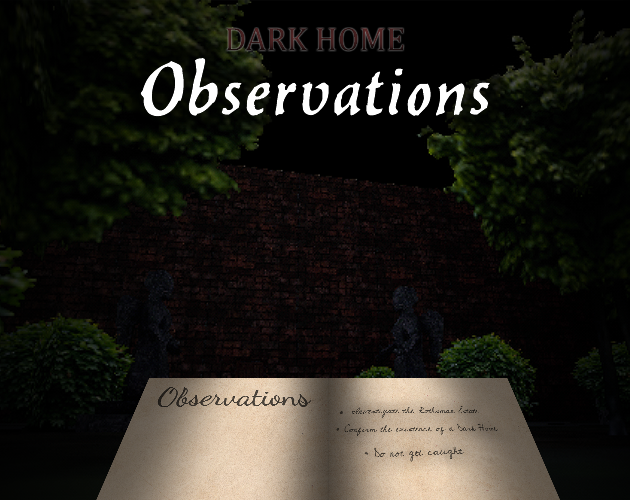 Cover image for Dark Home: Observations