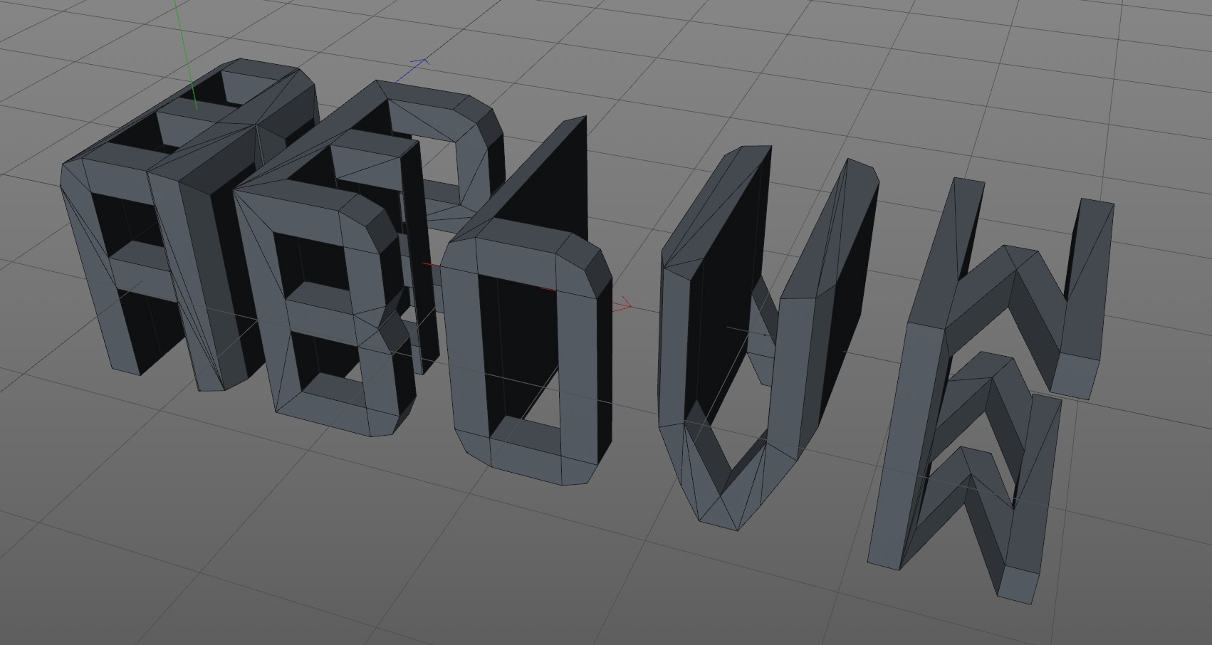 3D Ambigram