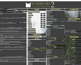 Warriors Simulation Game - Warrior Cats Online