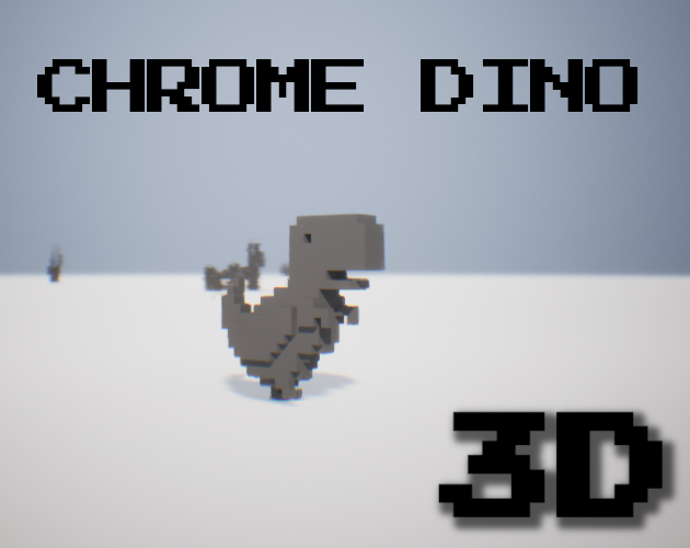 Chrome Dinosaur Game Cactus - Download Free 3D model by the_goobadooba  (@the_goobadooba) [947431e]