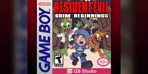 Cover image for Resident Evil: Grim Beginnings (Game Boy Demake)