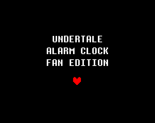 PC / Computer - Undertale - Flowey (Winter Alarm Clock) - The