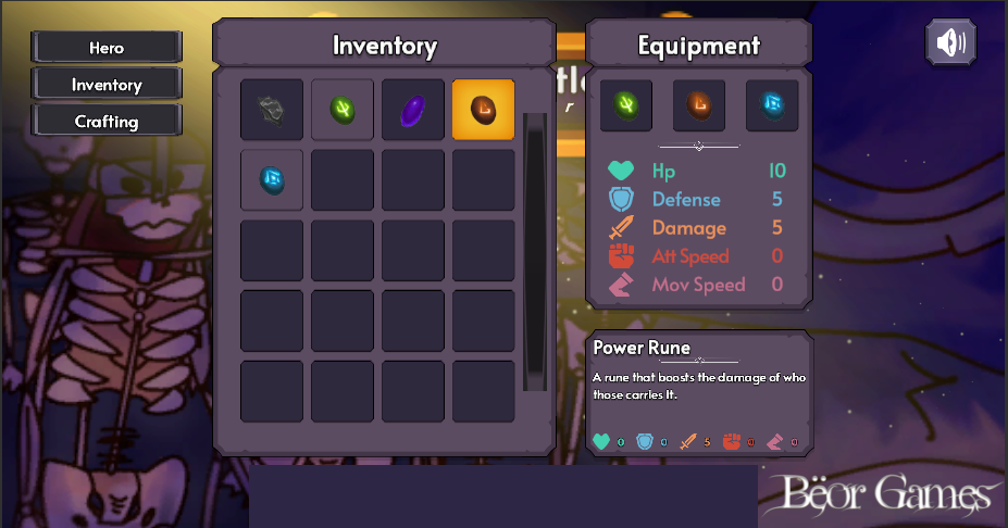 Inventory and Equipment System