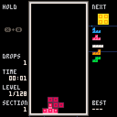Extreme Tetrom: a Pico-8 homage to Arika's TGM series - Release  Announcements 