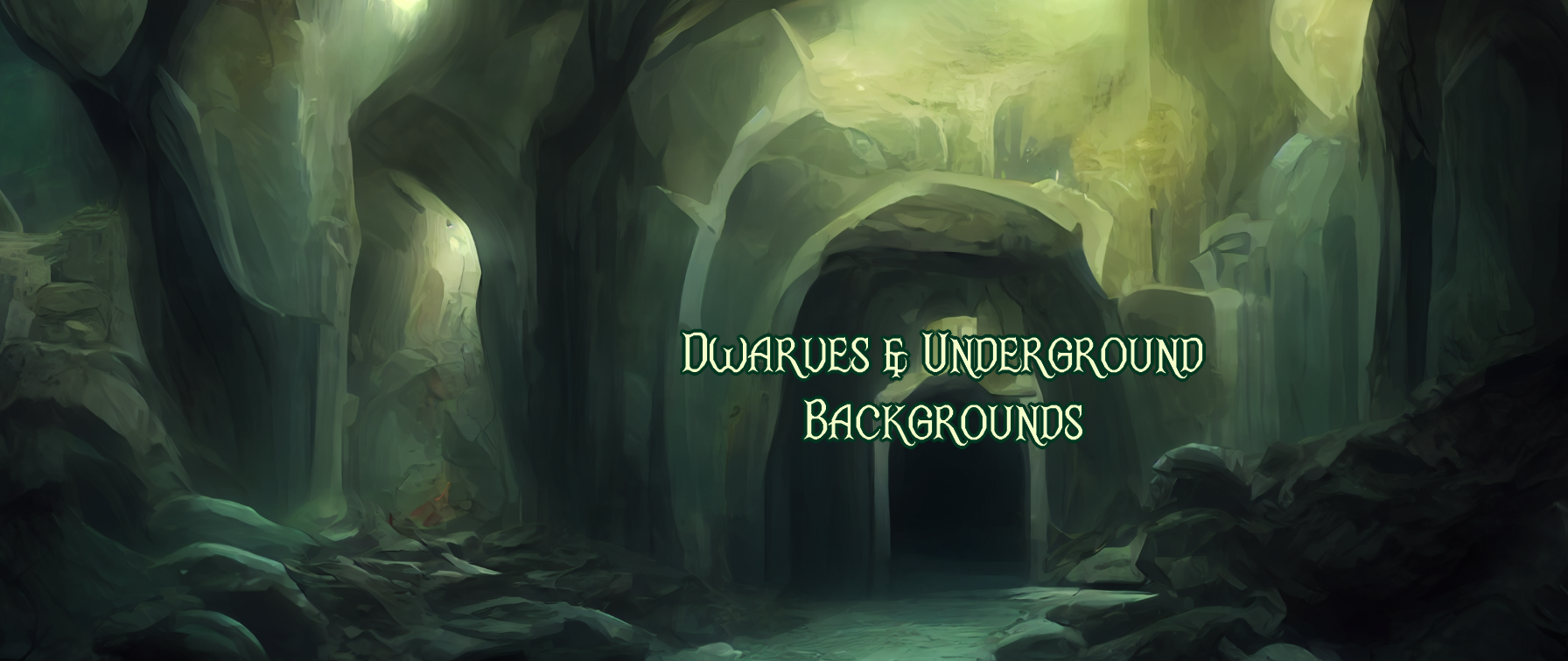 Dwarves & Underground Backgrounds