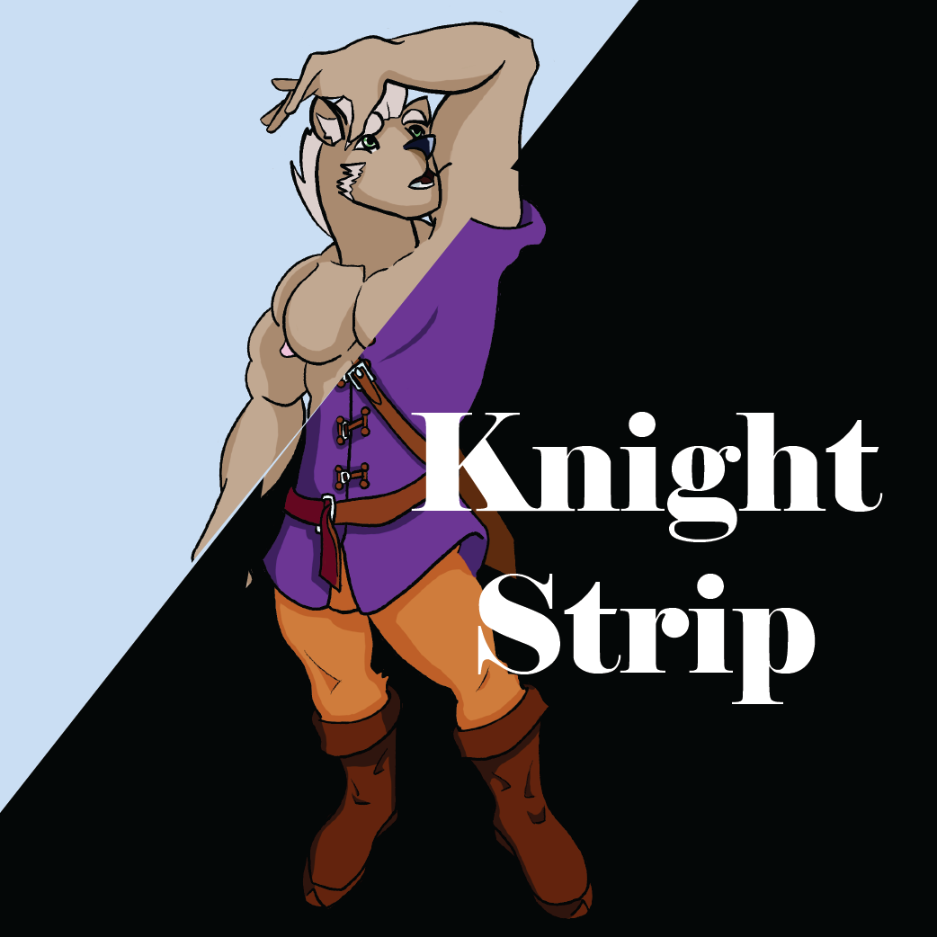 Cover image for Furry Knight Strip