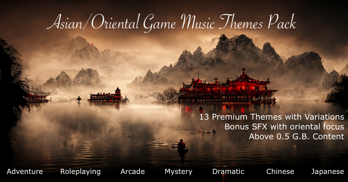 Asian/Oriental Game Music Themes Pack