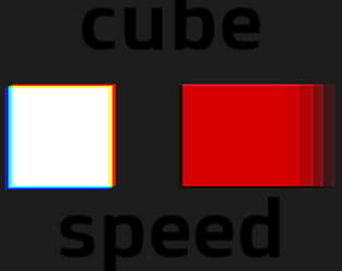 Cube speed!