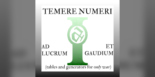 Cover image for Temere Numeri (ad lucrum et gadium)