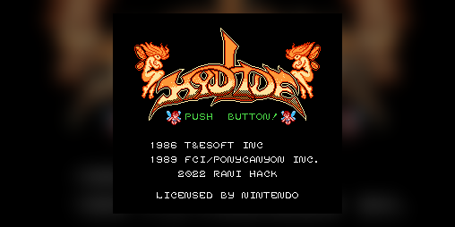 Cover image for Hydlide NES FULL OVERHAUL Patch