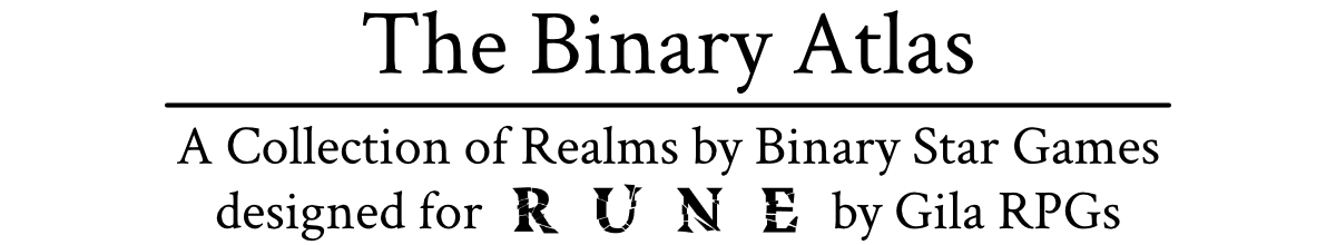 The Binary Atlas: A RUNE Realm Collection