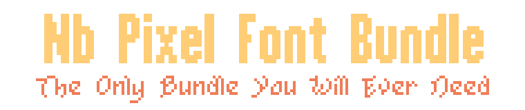 Nb Pixel Font Bundle