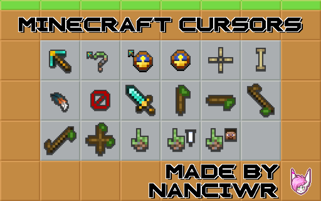 Minecraft Cursor Collection - Custom Cursor
