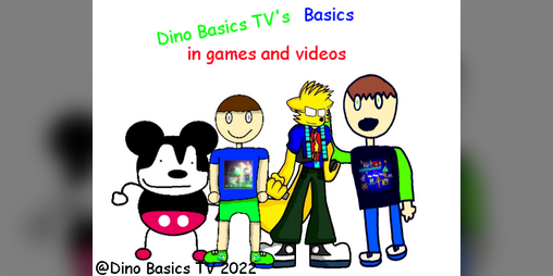 Cover image for Dino Basics TV's Basics in Games and Videos - Baldi's Basics 1.4.3 Mod
