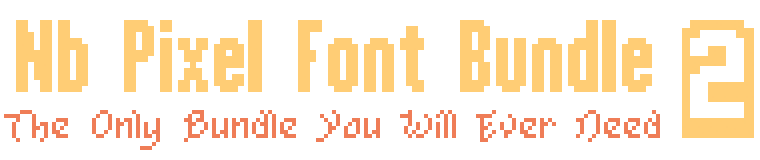 Nb Pixel Font Bundle 2