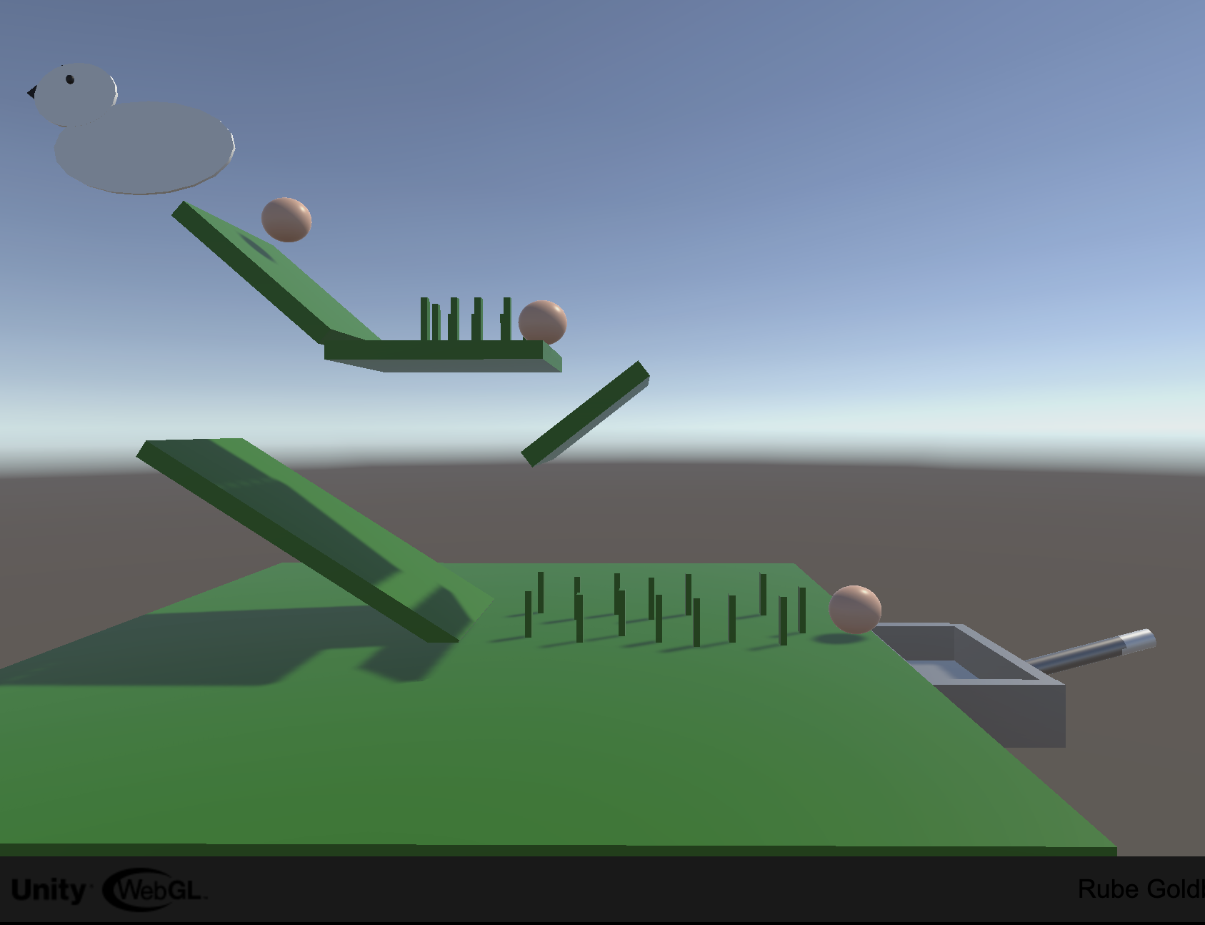 Cover image for Chicken-to-Pan Rube Goldberg