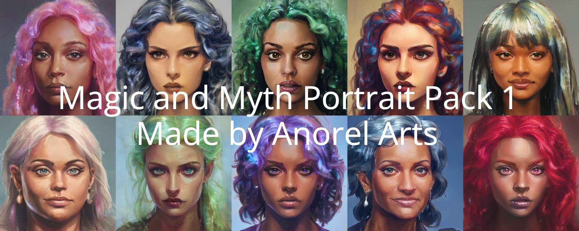 Magic and Myth Portrait Pack 1