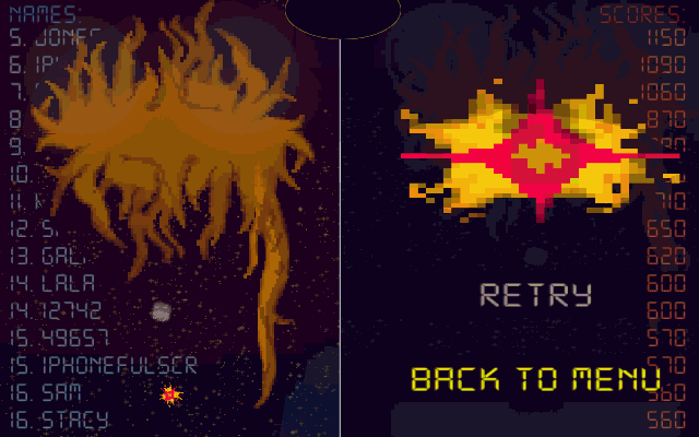SpaceShooter: You break records High Scores vs fsmTentacle, Play in WEBGL FullScreen also Mobile Touch!'