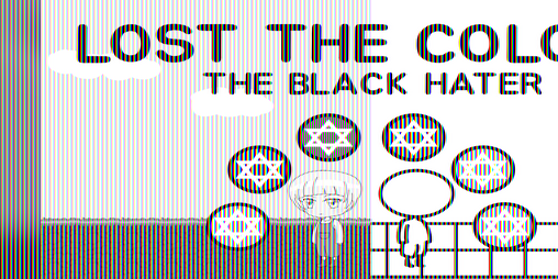 Cover image for LOST THE COLORS - THE BLACK HATER -