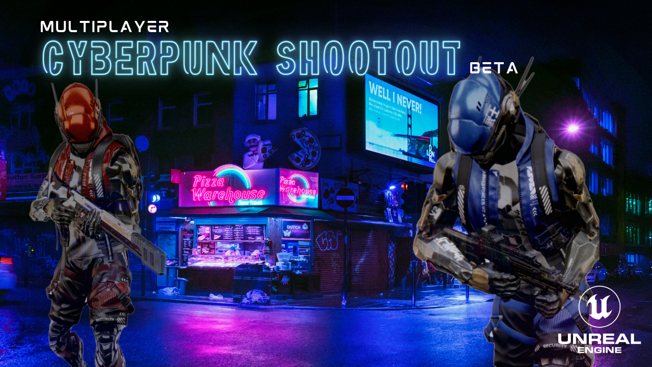 Multiplayer Cyberpunk Shootout Beta