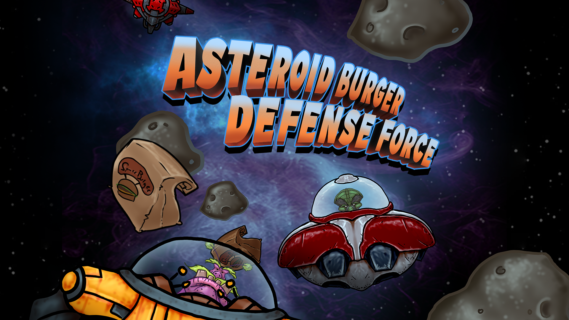 Cover image for Asteroid Burger: Defense Force