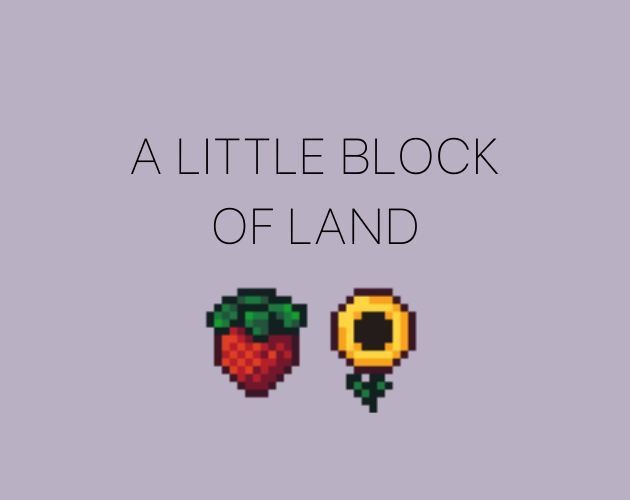 Cover image for A Little Block Of Land