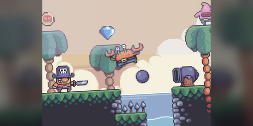 Cover image for The Pirates Of The Sea | Template Gdevelop | Beginners Platformer Game