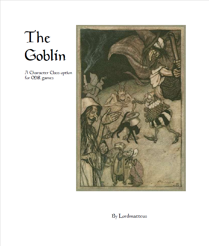 Cover image for The Goblin - OSR Character Class