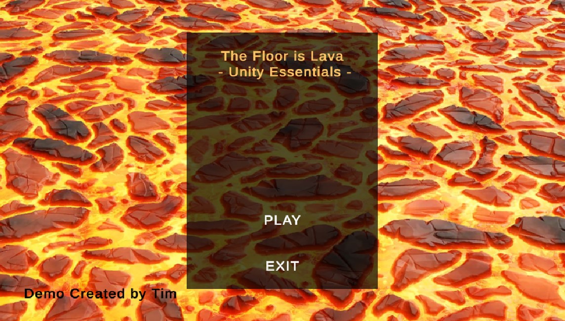 The Floor is Lava - Unity Essentials