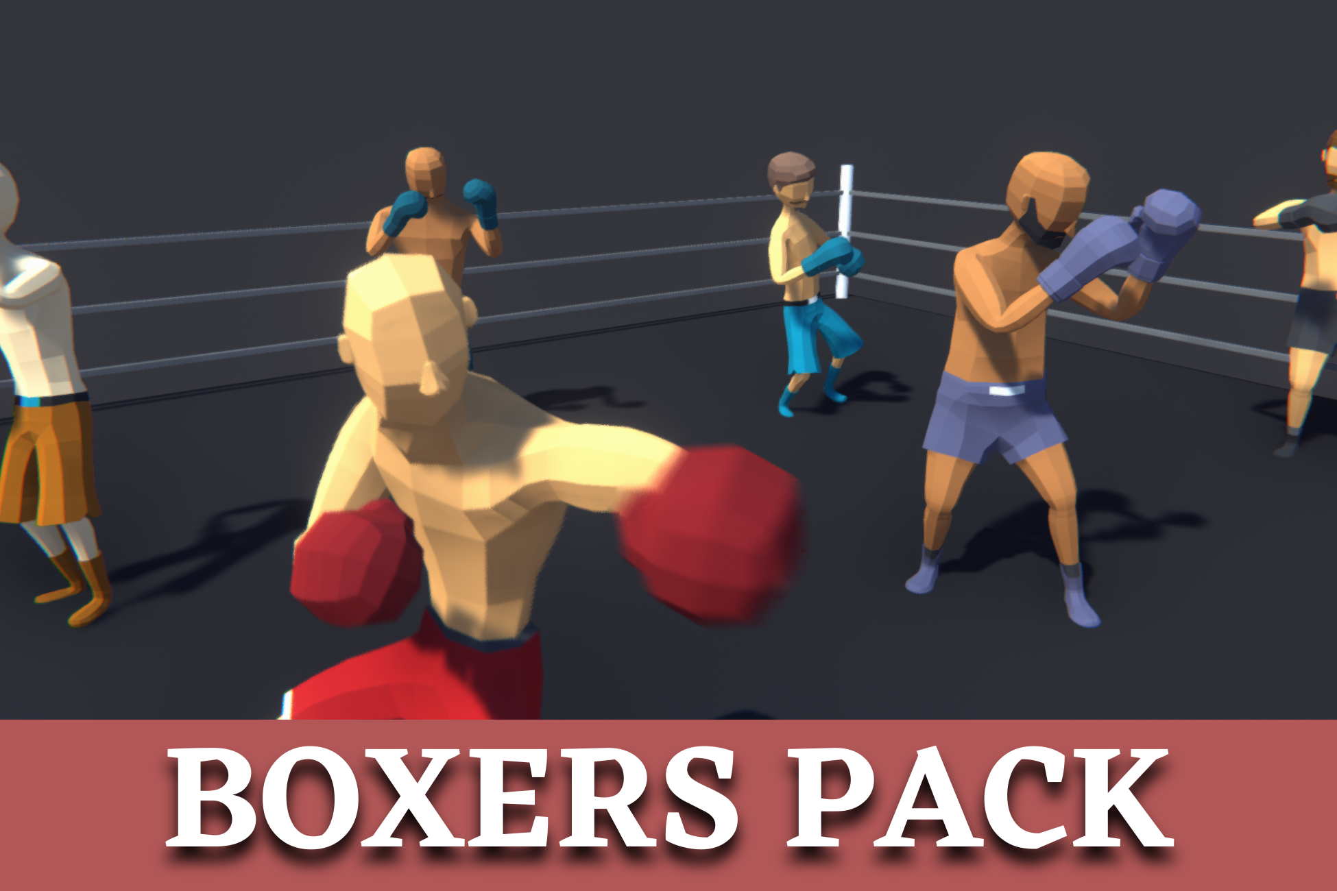 Character Pack - Boxers Lowpoly