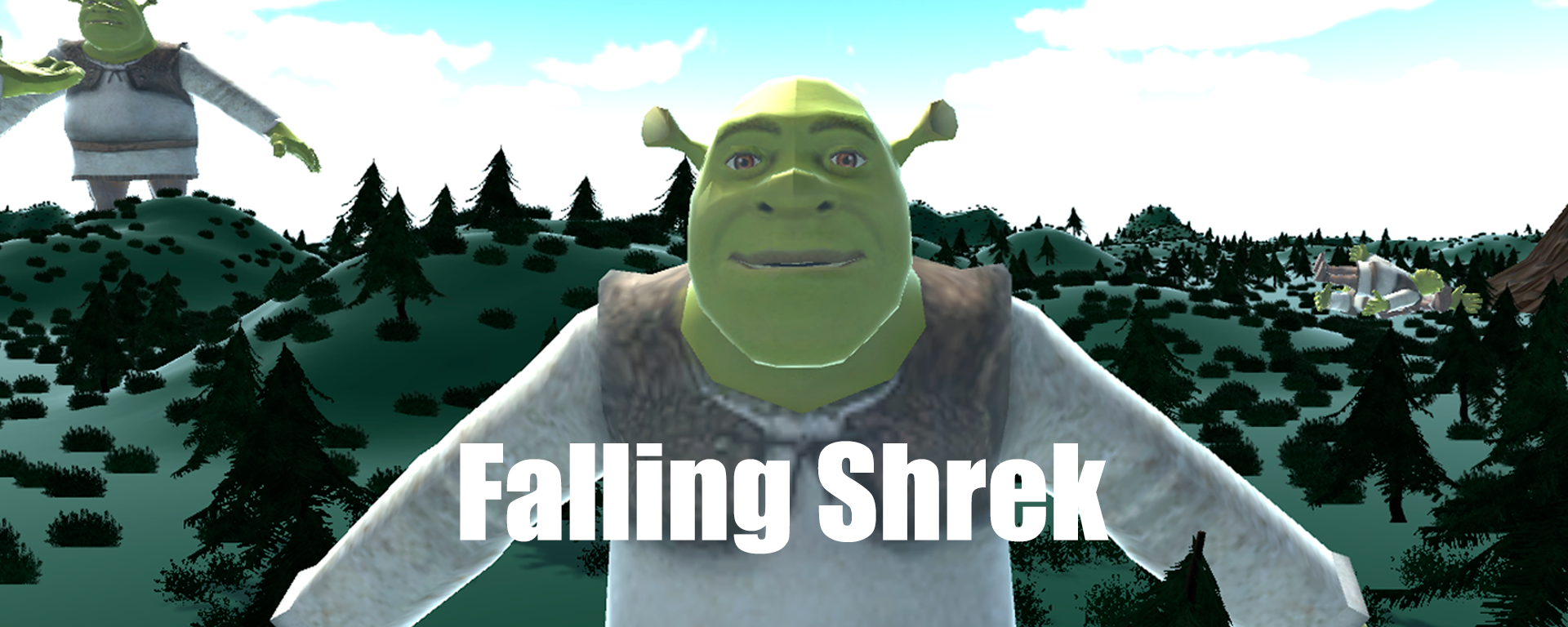 Falling Shrek
