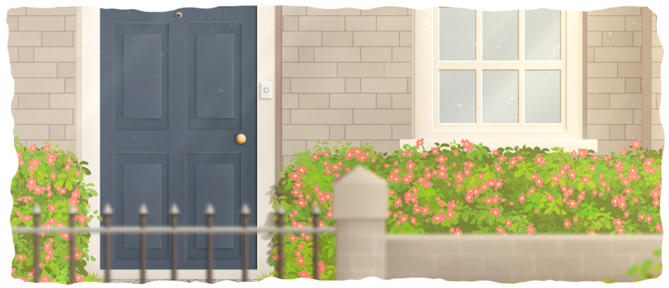 Visual Novel Background - House Entrance