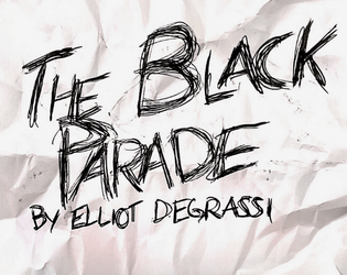 the black parade   - a my chemical romance inspired solo journaling game 