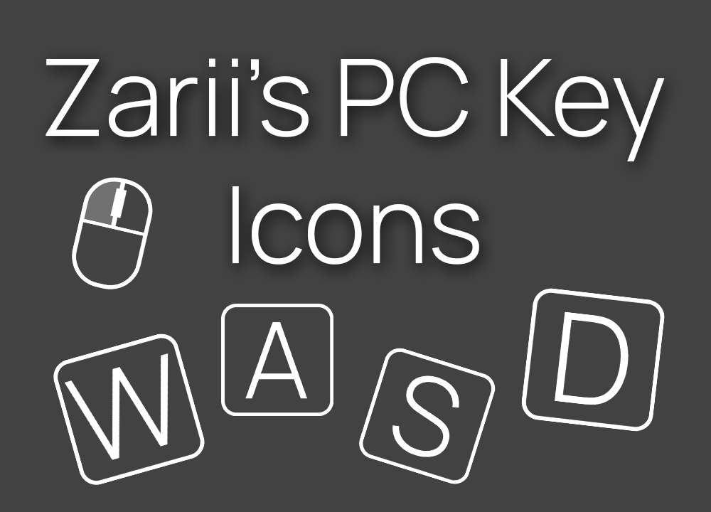 Minimalist PC Key Icons by Zarii