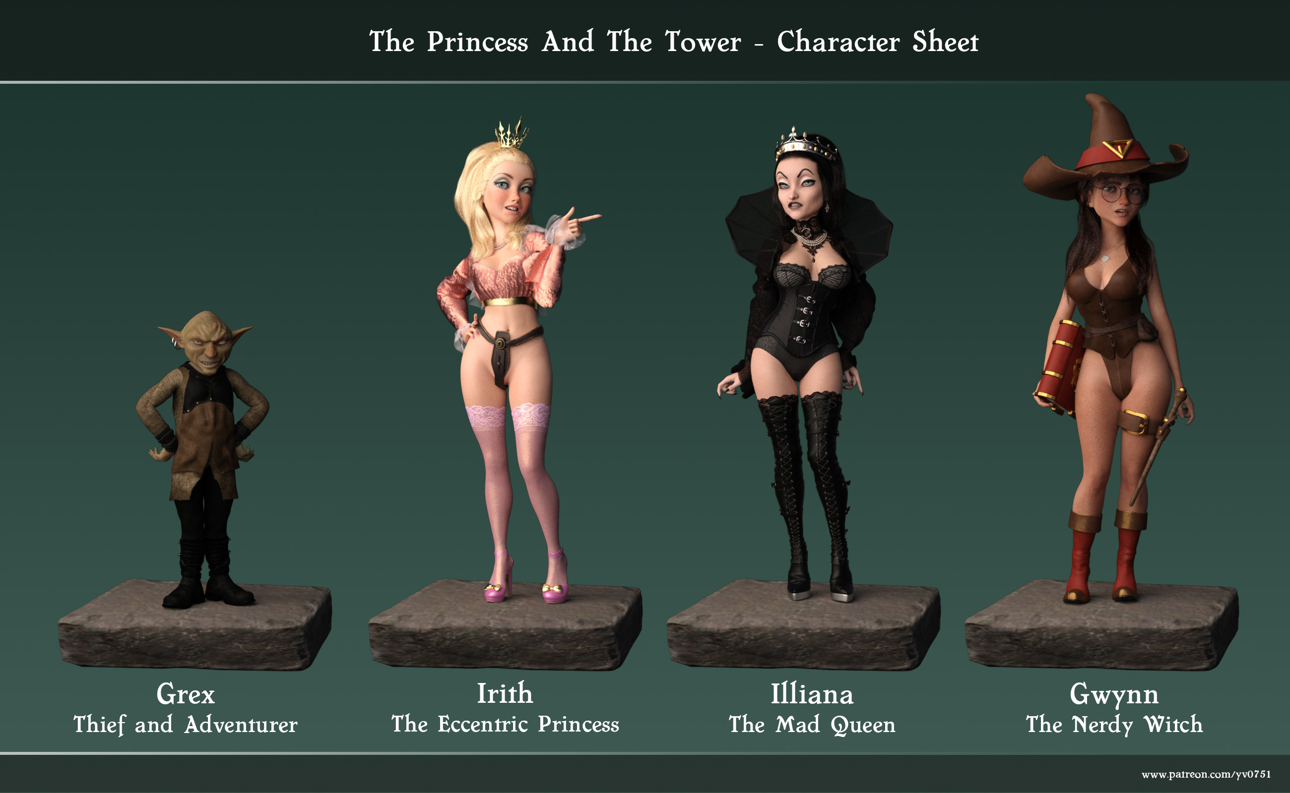 The Princess And The Tower (18+) Released - Release Announcements - itch.io