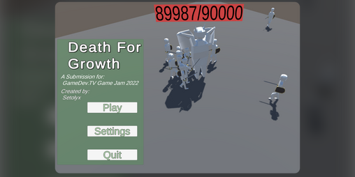Cover image for Death For Growth