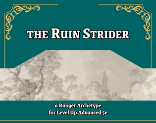 the Ruin Strider (for A5e)  