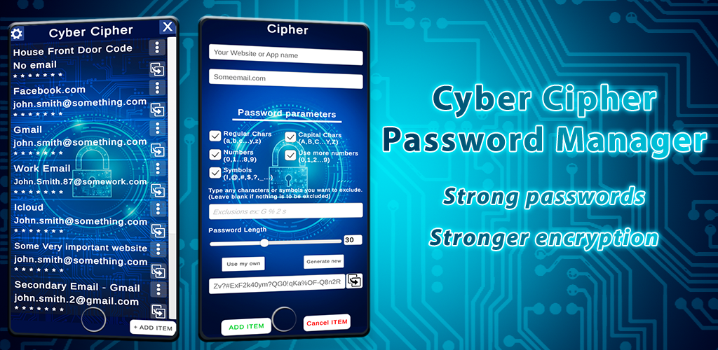Cyber Cipher - Password Manager