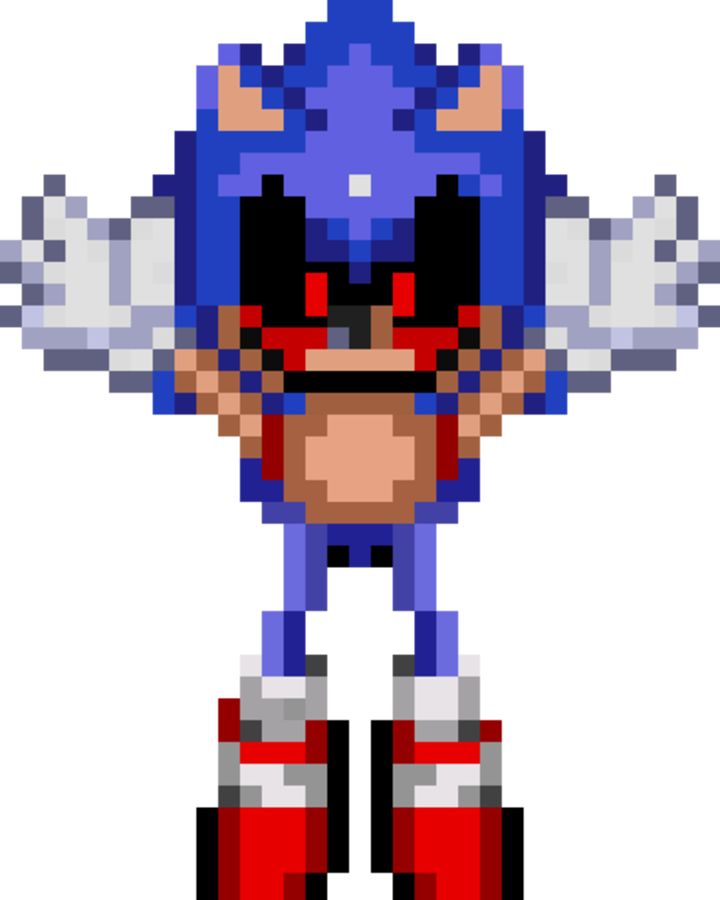 Editing Sonic exe Tails exe - Free online pixel art drawing tool