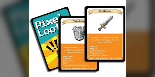 Cover image for Pixel Loot Print-and-Play Treasure Cards